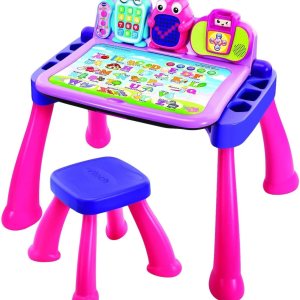 VTech – Escritorio de actividades Deluxe para tocar y aprender color rosa Rosa, Regular VTech – Escritorio de actividades Deluxe para tocar y aprender color rosa Rosa, Regular