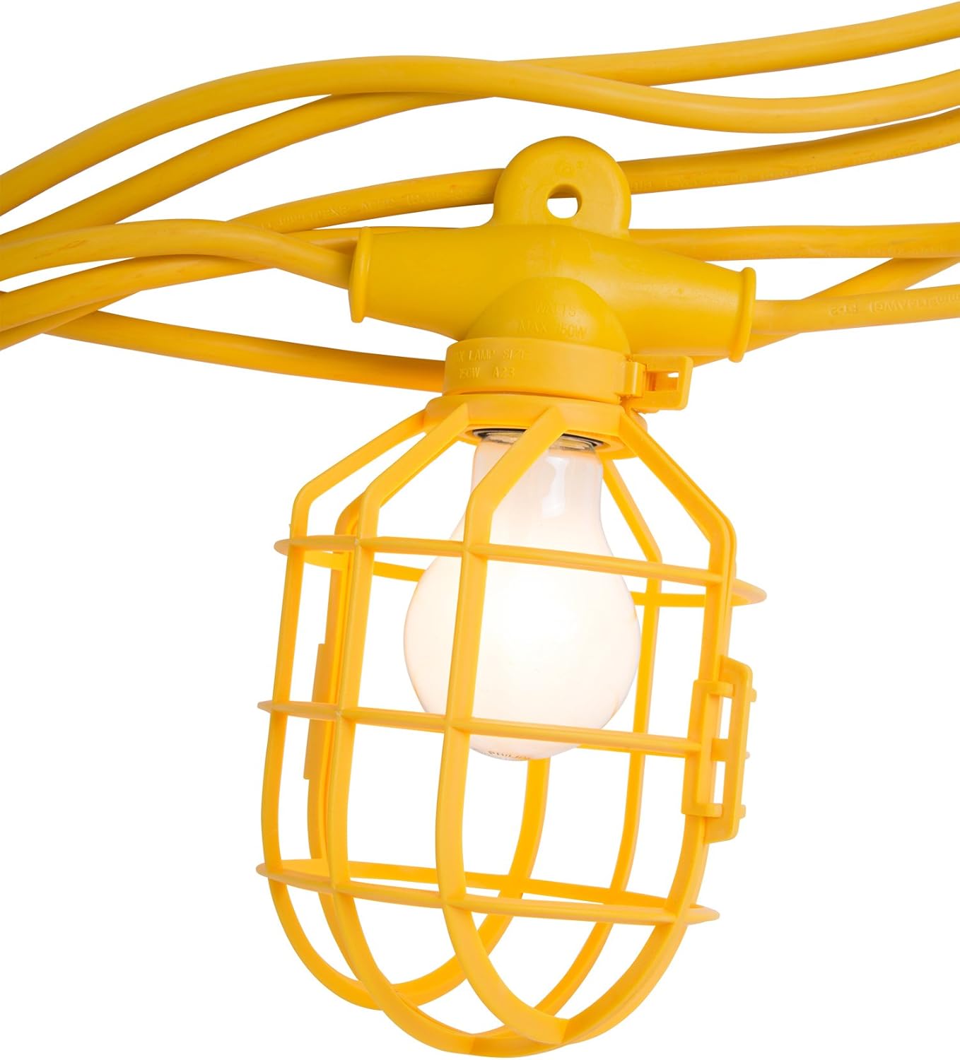 Inc GL100142MPC – Cadena de luces temporales de 10 luces, 100 pies, 14 AWG, color amarillo