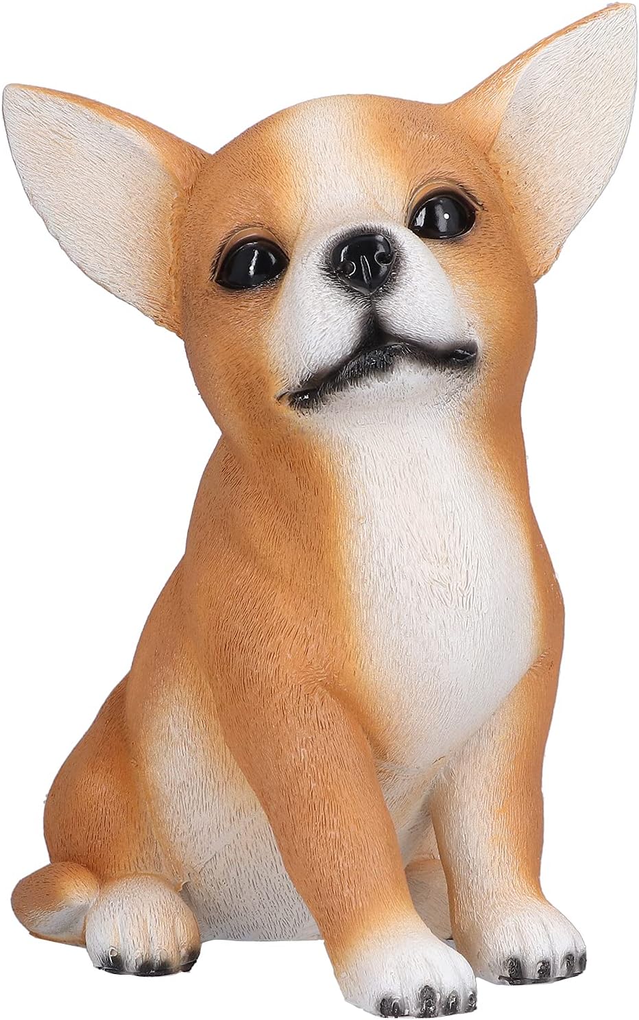 Estatuas de perro de jardín para decoración al aire libre, escultura de perro de resina con forma de animal, adornos de perro para patio, césped,