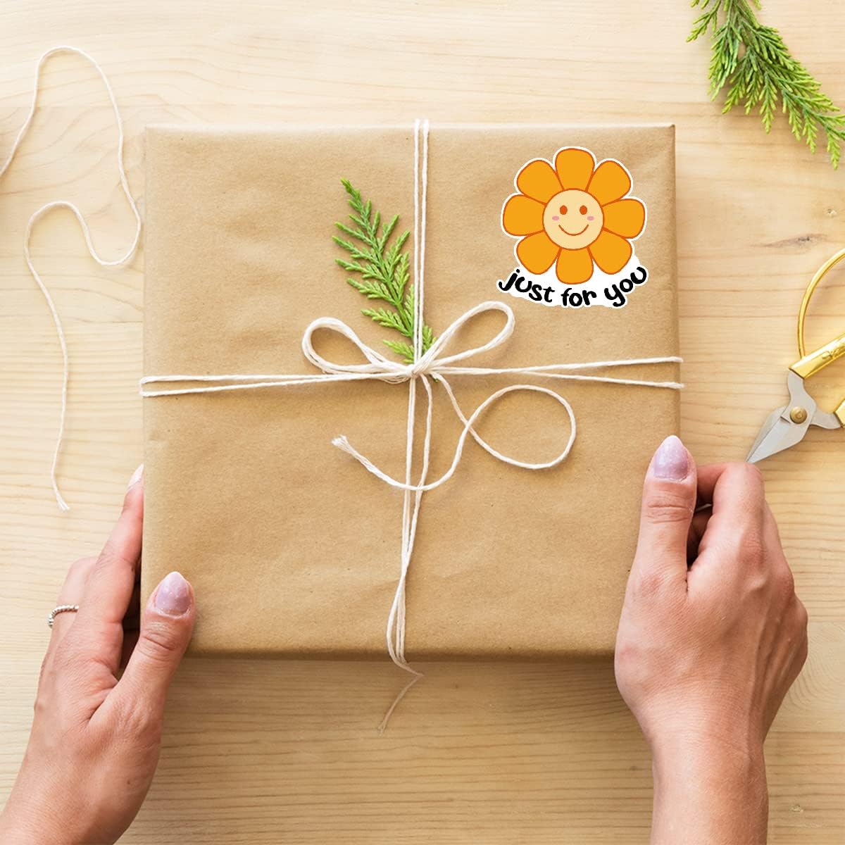 Calcomanías de agradecimiento para pequeñas empresas, diseño bohemio, diseño bohemio, diseño de mariposas y arcoíris, calcomanías de agradecimiento