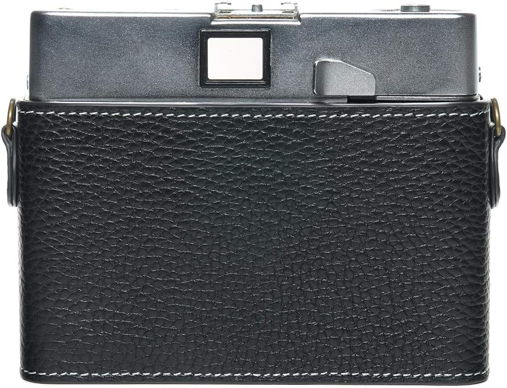 Hecho a mano cuero auténtico medio cámara caso bolsa cubierta para ZEISS IKON Symbolica película cámara color negro