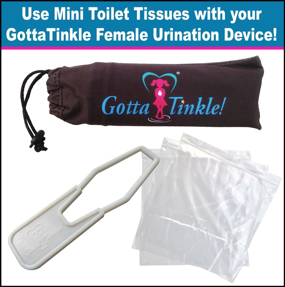 Mini rollos de papel higiénico prémium para viajes, tamaño de viaje, prácticos dispensadores de plástico, humor para baño y orinal (paquete de 3)