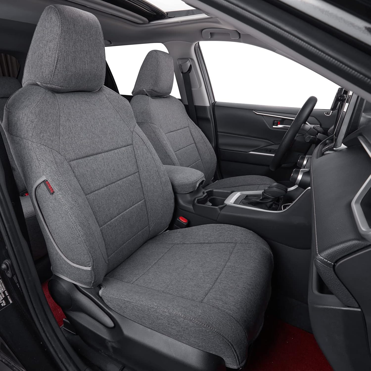 Fundas de asiento de ajuste personalizado para Toyota Corolla Cross L, LE, XLE 2022 2023 2024, protector de asiento de poliéster de cobertura