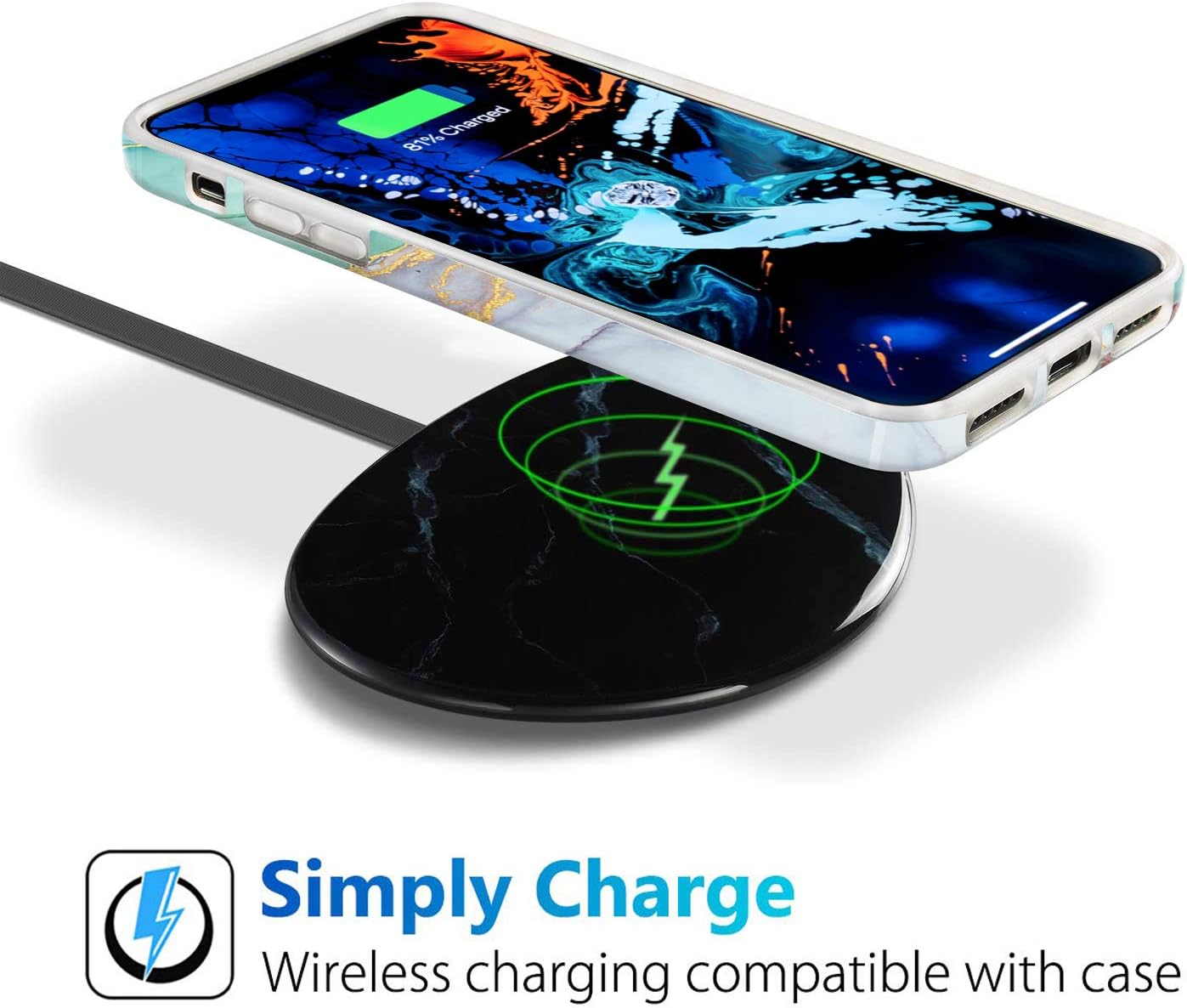 luolnh Funda dorada brillante compatible con iPhone 15 Plus, diseño de mármol, a prueba de golpes, delgada y suave, funda de silicona para iPhone 15