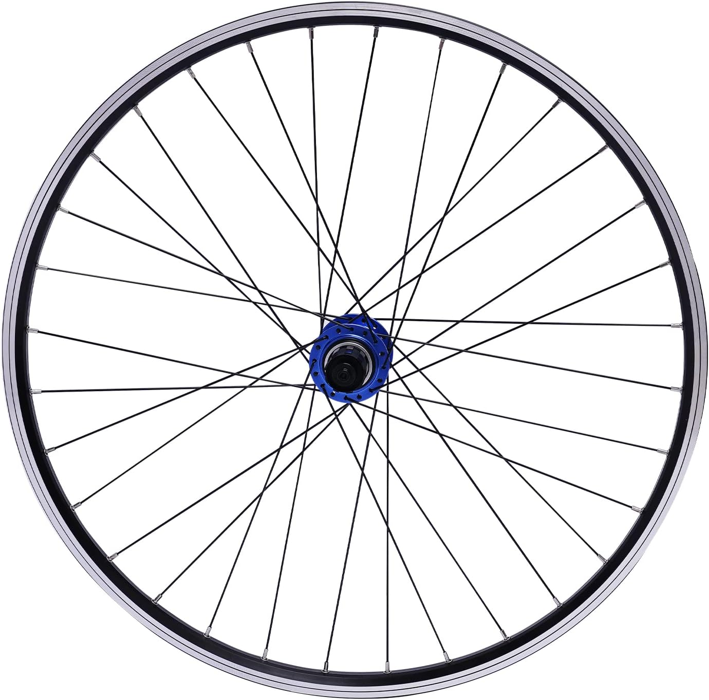 MTB – Juego de ruedas para bicicleta de 27.5 pulgadas, cubo de aleación de aluminio QR de 5 colores, llanta de frenos de disco de doble orificio de