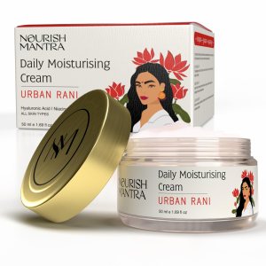 NOURISH MANTRA – Crema hidratante diaria Urban Rani  Crema facial hecha con ácido hialurónico, niacinamida y espino cerval de mar  Hidratante para NOURISH MANTRA – Crema hidratante diaria Urban Rani  Crema facial hecha con ácido hialurónico, niacinamida y espino cerval de mar  Hidratante para