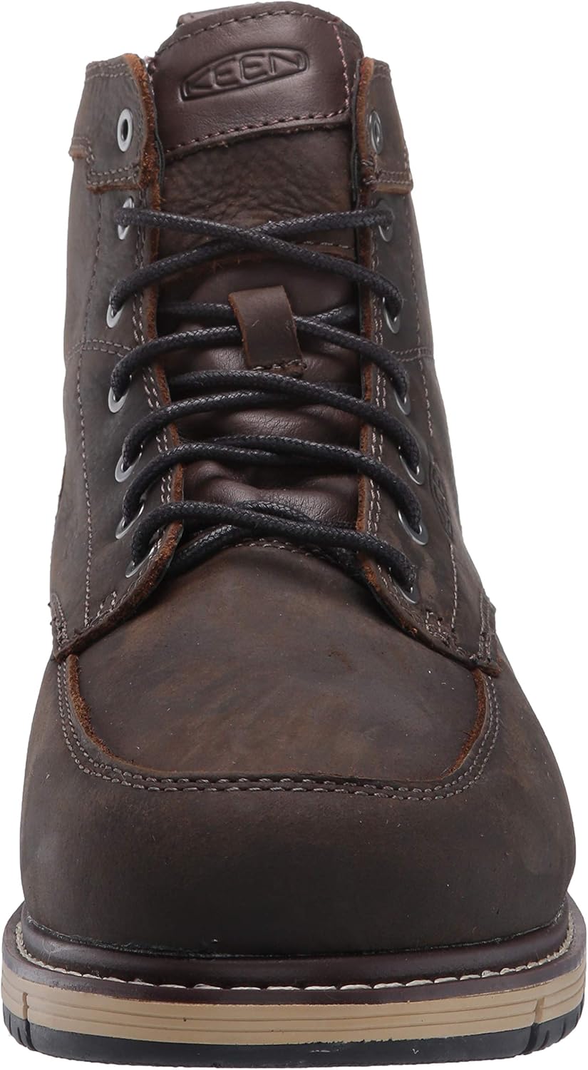 KEEN Utility Botas de trabajo impermeables con punta de aleación de 6 pulgadas para hombre San José