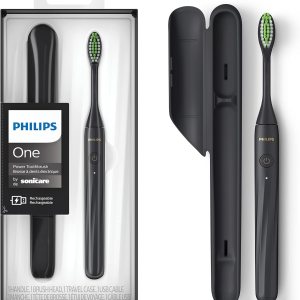Philips Sonicare Cepillo de dientes recargable One by Sonicare, Shadow, HY120026 Philips Sonicare Cepillo de dientes recargable One by Sonicare, Shadow, HY120026