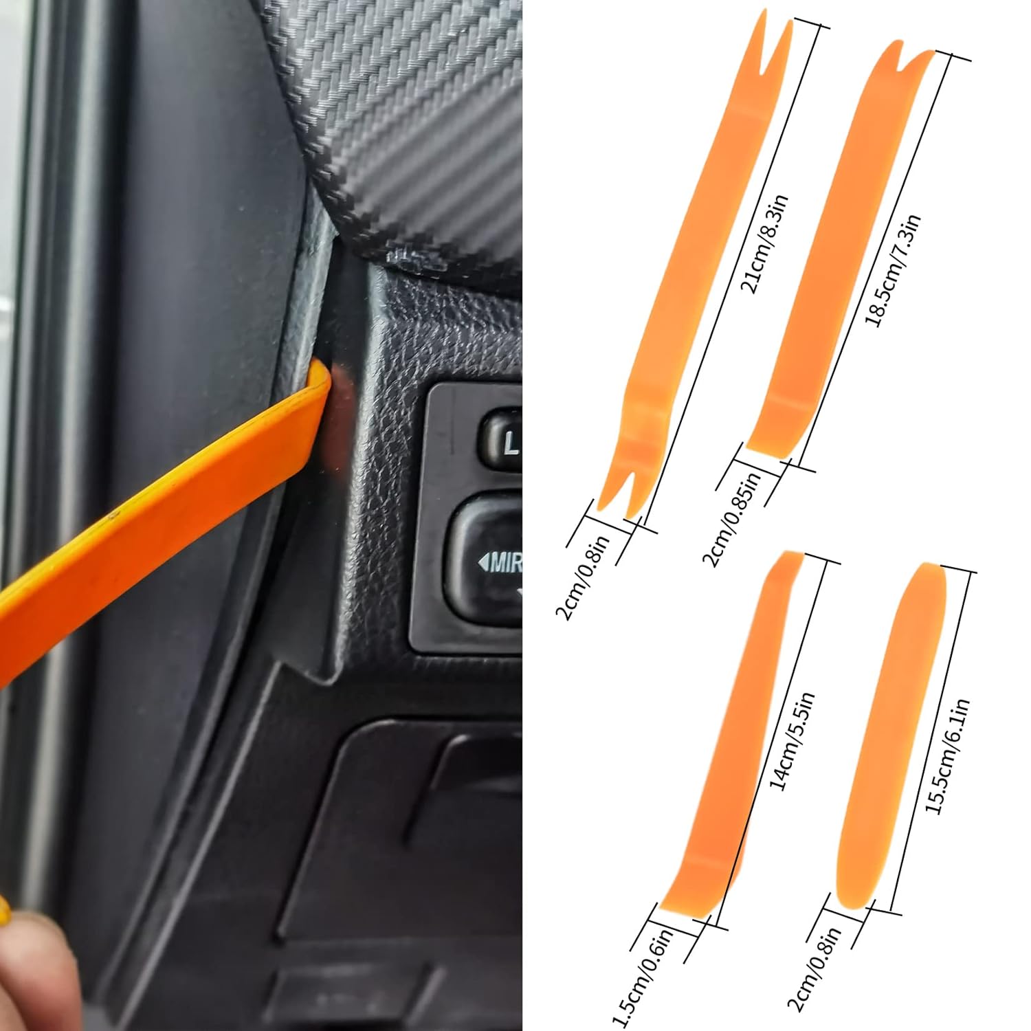 Kit de 155 clips de retención de automóvil, clips universales para parachoques y sujetadores, clips de plástico para panel de moldura de puerta de