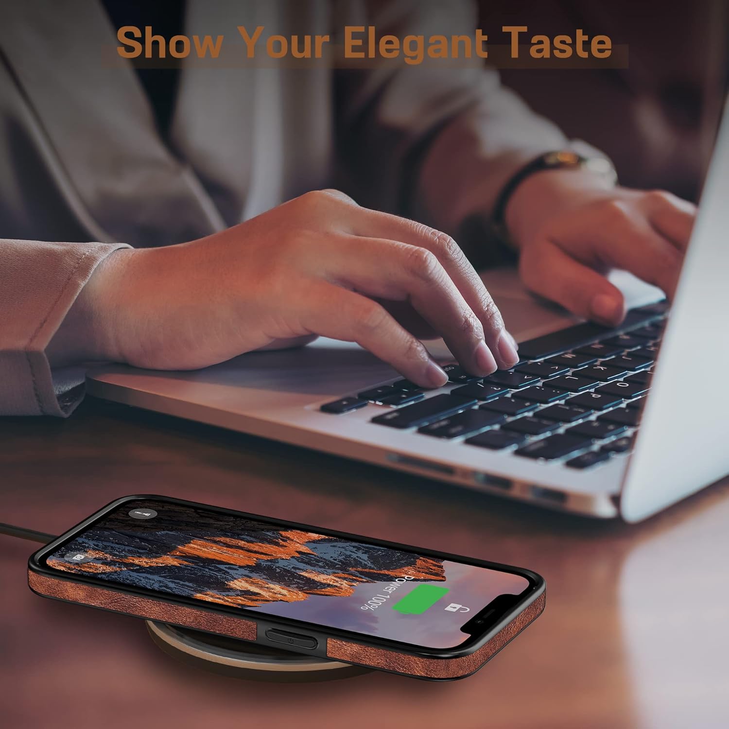 LOHASIC Funda para iPhone 14 Pro Max, delgada de piel sintética de lujo, agarre antideslizante, resistente, a prueba de golpes, funda protectora de