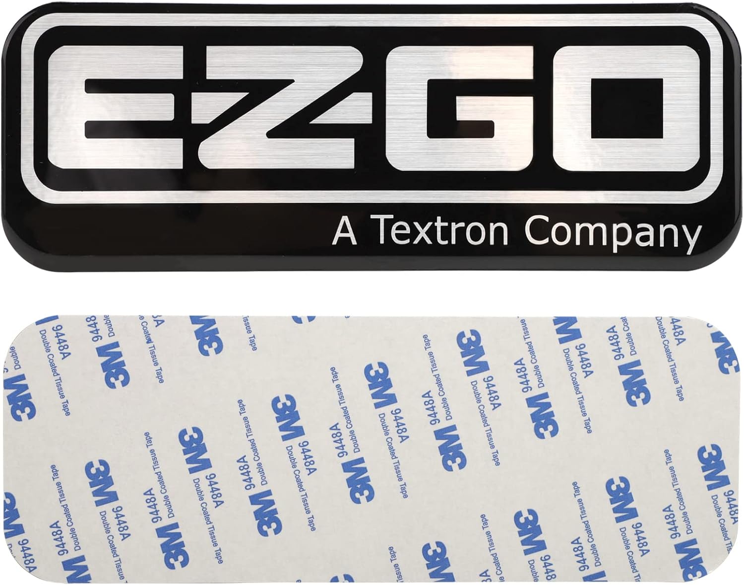 Roykaw EZGO RXV – Placa de identificación frontal para carrito de golf para modelos eléctricos y de gas 2008 en adelante, reemplaza al OEM # 606405