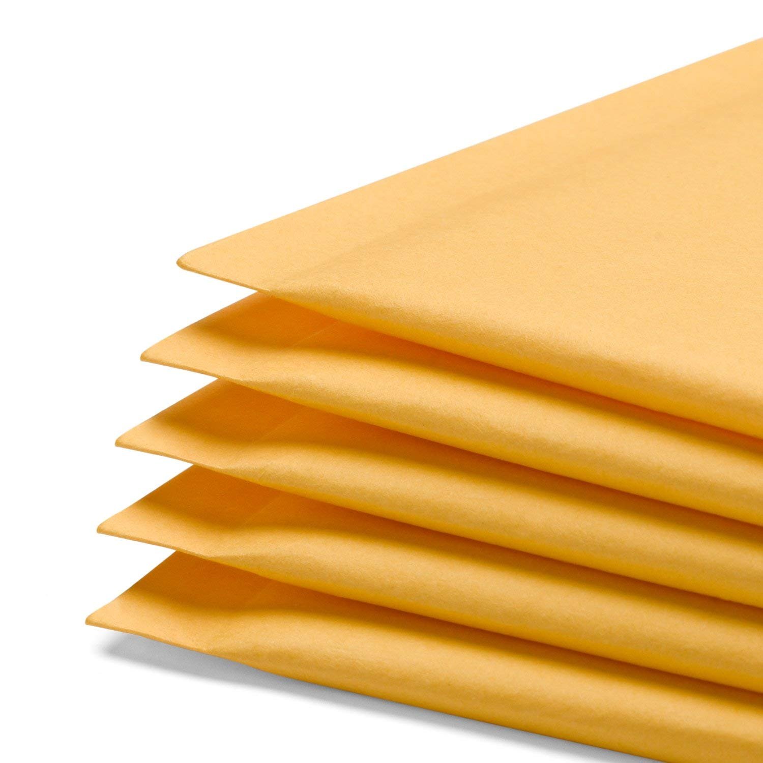 Sobres de envío de burbujas de papel kraft de 8.5 x 14.5 pulgadas, paquete de 100 sobres acolchados gruesos de burbujas para pequeñas empresas #3