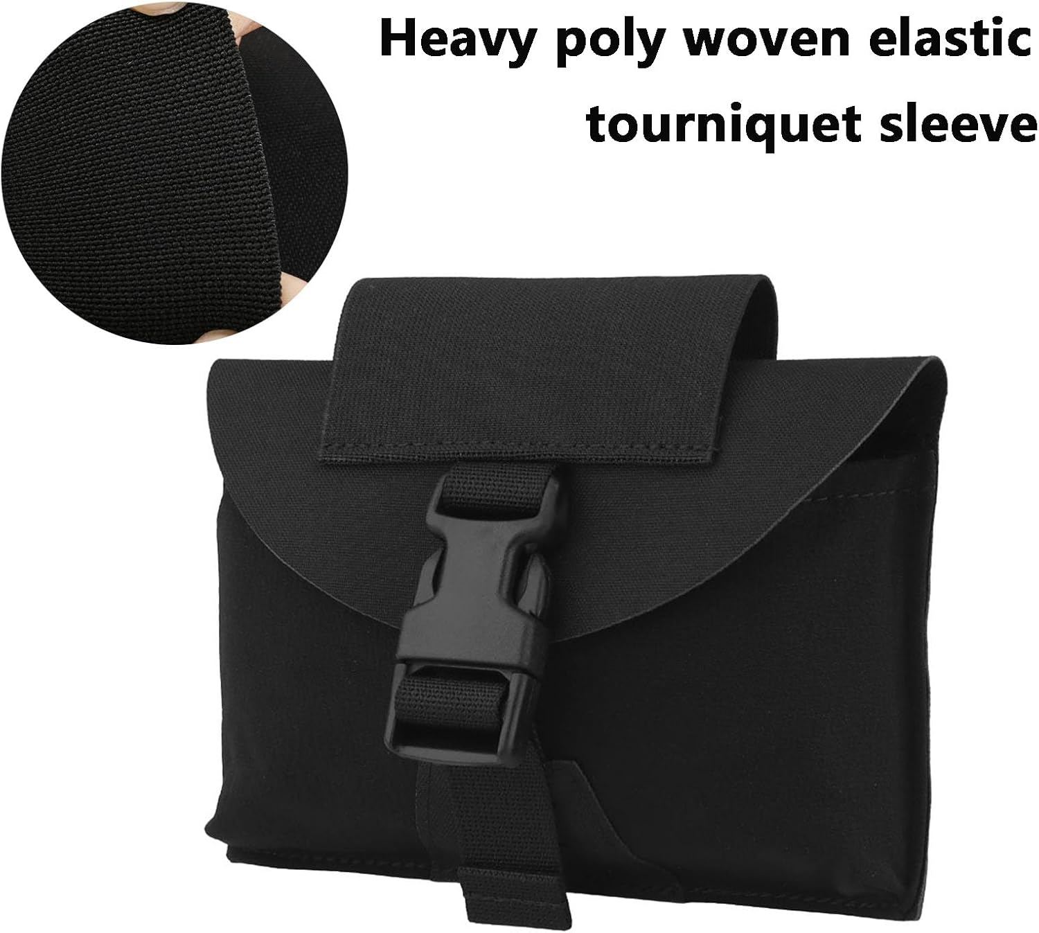 2 in 1 Blow Out Medical Pouch & Tourniquet Holder IFAK  Trauma  Fisrt Aid Kit Pouch(Empty)  Stretchy Trauma Shears Holster Molle & Blet Loop for