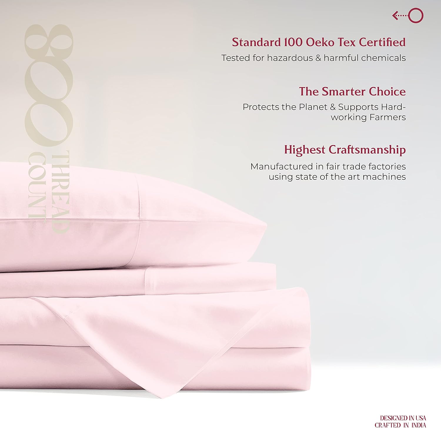 Mayfair Linen – Juego de sábanas de 100% algodón de fibra larga, tejido de satén que proporciona una sensación suave y sedosa, se adapta a colchones