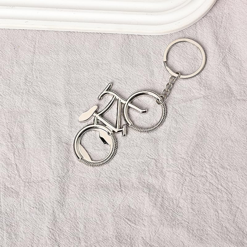 Llavero de bicicleta para abrebotellas para ciclista, regalos para mujeres y hombres, abrebotellas de bicicleta, regalos para amantes de los