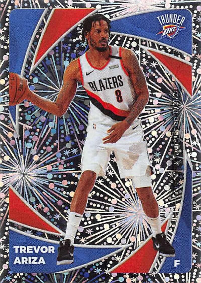 2020-21 Panini Stickers #420 Trevor Ariza FOILStar Player Official NBA Basketball Album Sticker Measuring 2.75 inch tall X 2 inches wide in Raw (NM