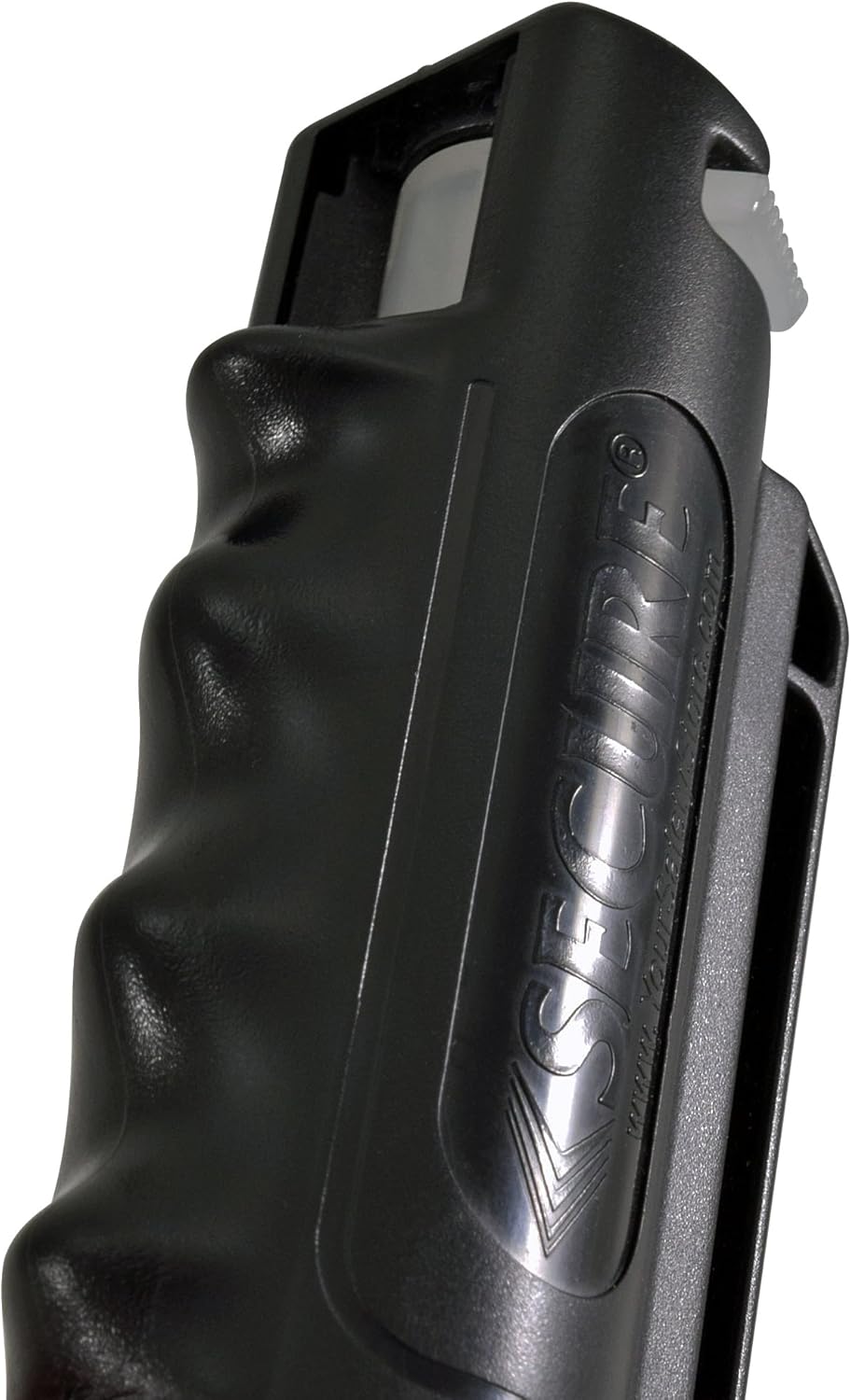 Llavero de gas pimienta 4 en 1 con clip táctico para cinturón para autodefensa, fórmula de grado policial de máxima resistencia, 10% OC, 1% CS, 1%