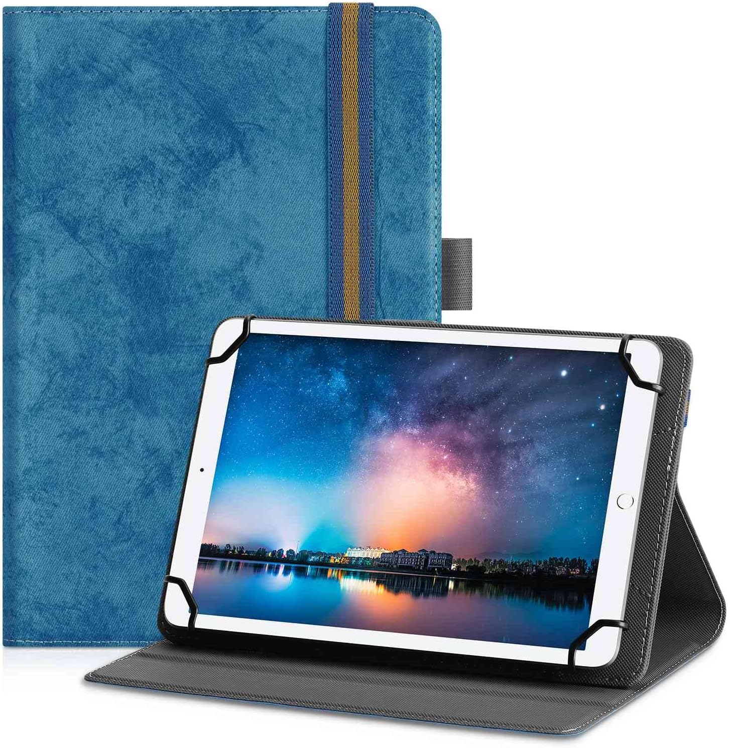 UrbanX Funda universal para tablet de 7 a 8 pulgadas, funda protectora para tablet Huawei MediaPad M3 Lite 8 pantalla táctil, con banda de fijación