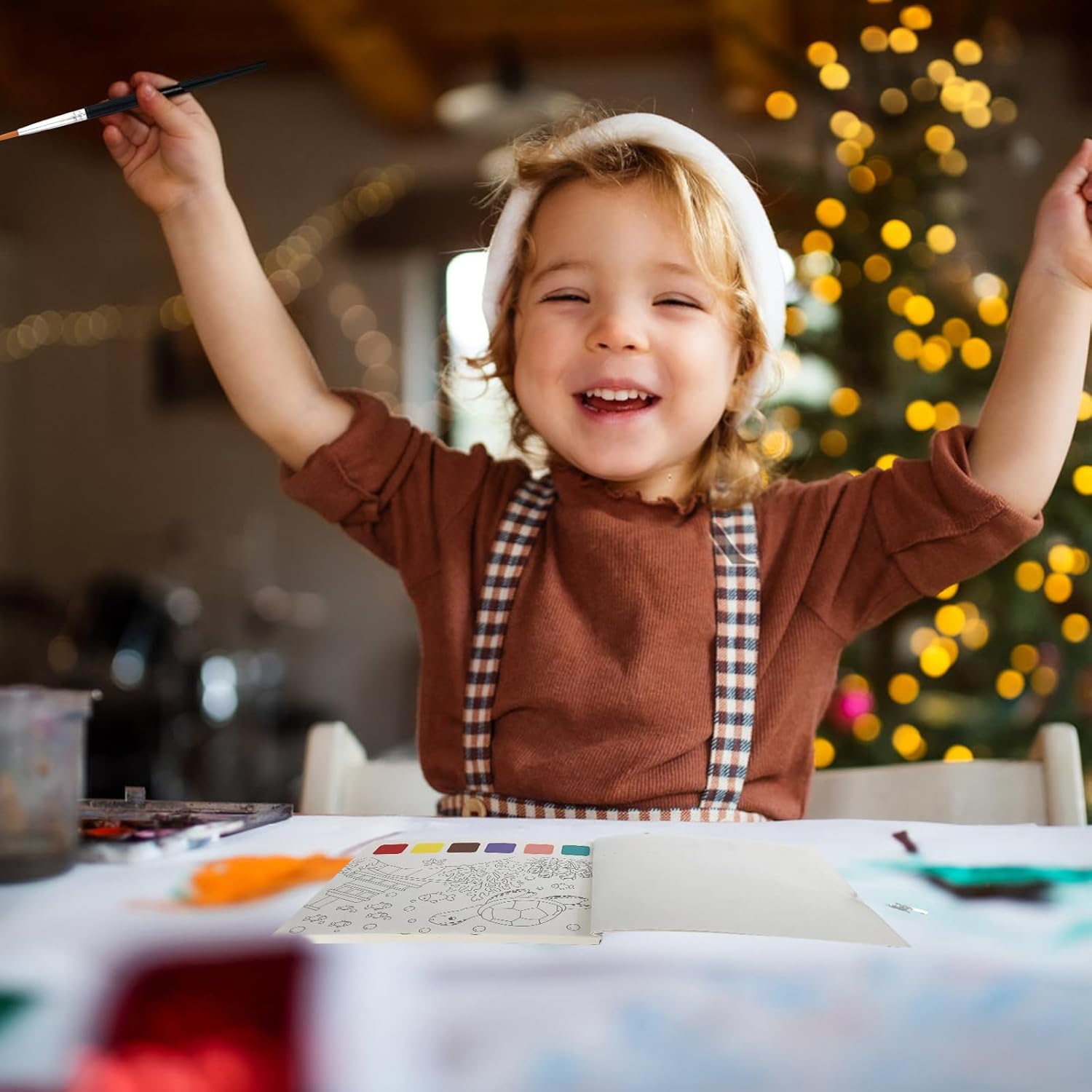 Paquete de 3 libros de acuarela para colorear para niños de 4 a 8 años, libros de pintura de acuarela de bolsillo, libros de pintura con agua para
