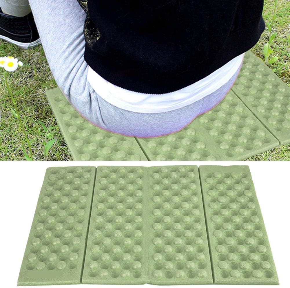 Demeras Alfombrilla de camping XPE plegable Cuchion para asiento a prueba de humedad a prueba de humedad, mini almohadilla de asiento de espuma para