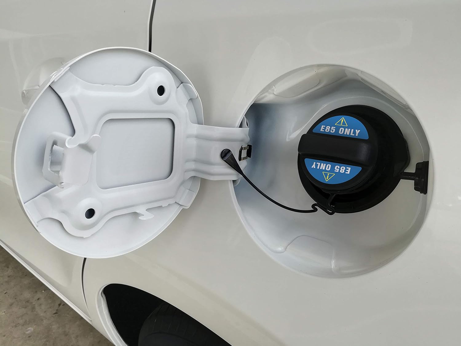 Fuel Stickers – Adhesivo E85 para tapa de gasolina, para tapones de combustible en vehículos de flotas, camiones, camionetas, calcomanías