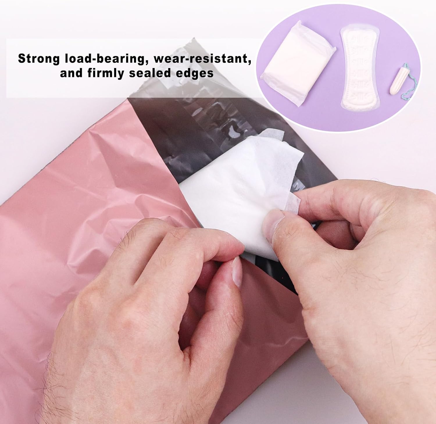 Bolsa de eliminación de servilletas sanitarias, bolsa de eliminación personal para mujer, bolsa de protección de privacidad con autosellado, bolsa