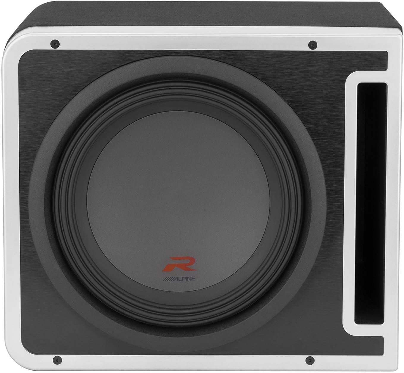 Alpine R-SB12V Recinto de subwoofer de 12 pulgadas, R-A75M amplificador mono de 750 vatios
