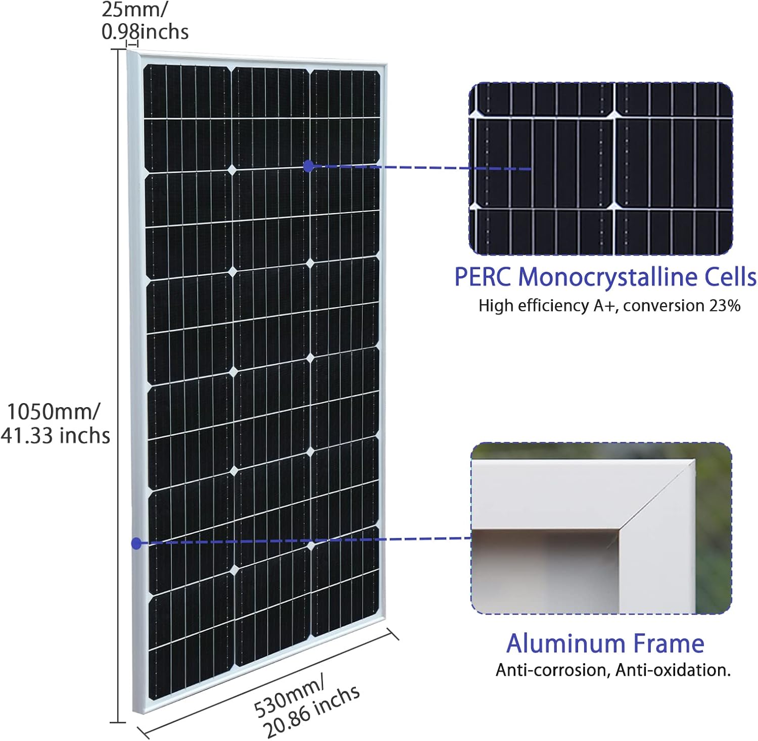 Kit de panel solar de 200 W, 12 voltios24 voltios, 2 x 100 W, módulo monocristalino, controlador de carga de 20 A para RV, barcos, remolque, cámper,