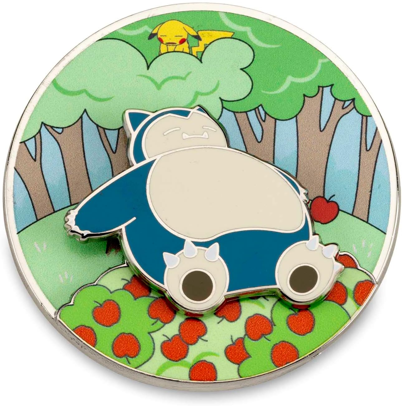 Pokémon Center Pin de escenas giratorias de Pokémon de Snorlax Snack & Nap