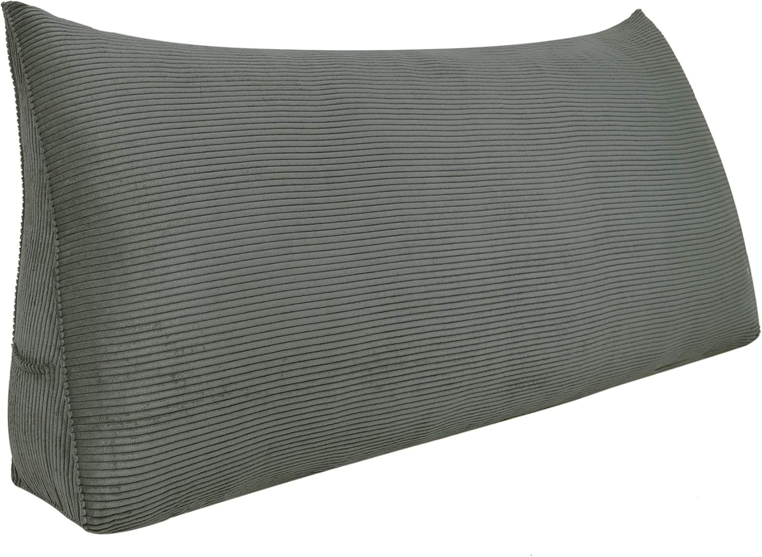 Almohada de cuña para cabecero, tamaño Queen XXL, almohada para respaldo de cama, cojín de respaldo para leer, ver la televisión, trabajar sentado