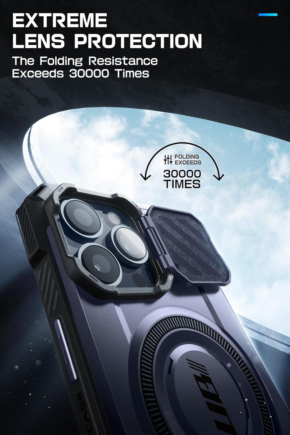 SUPCASE UB Mag XT – Funda para iPhone 15 Pro de 6.1 pulgadas con funda para cámara, compatible con MagSafe Funda resistente con soporte integrado