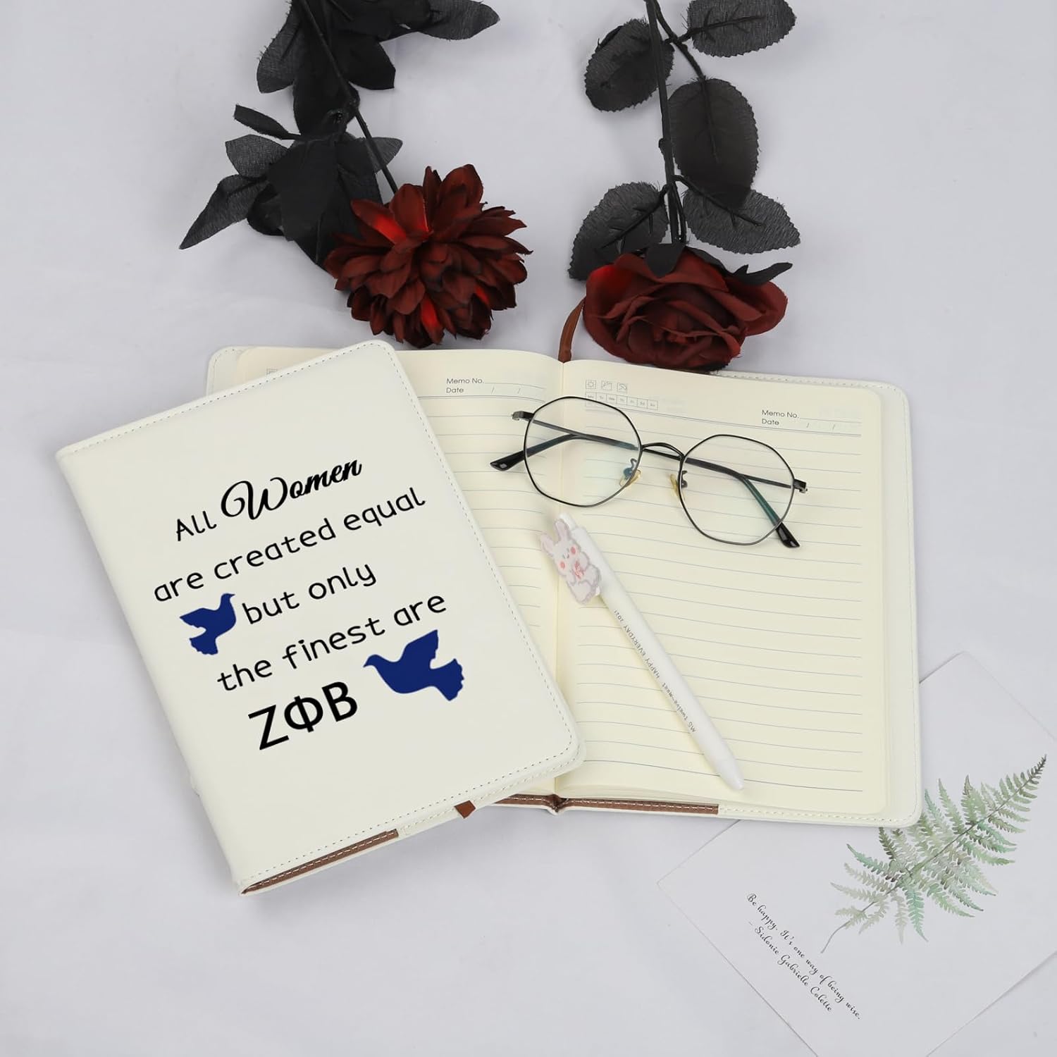 G2TUP Sorority – Cuaderno más fino de hermandad con forro en blanco, regalo de hermandad para mujeres más finas (cuaderno de mujeres creado igual)