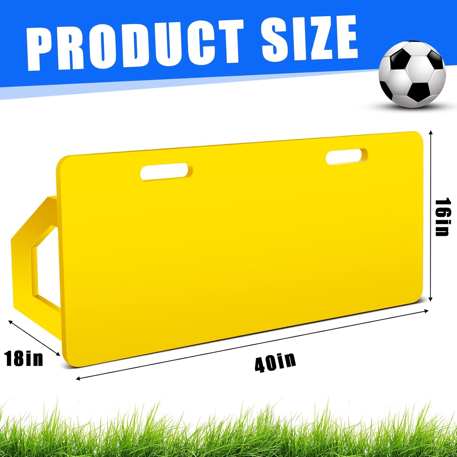 Deekin Soccer Rebounder with 2 Angles Foldable Soccer Training Wall Board for Passing and Shooting Practice