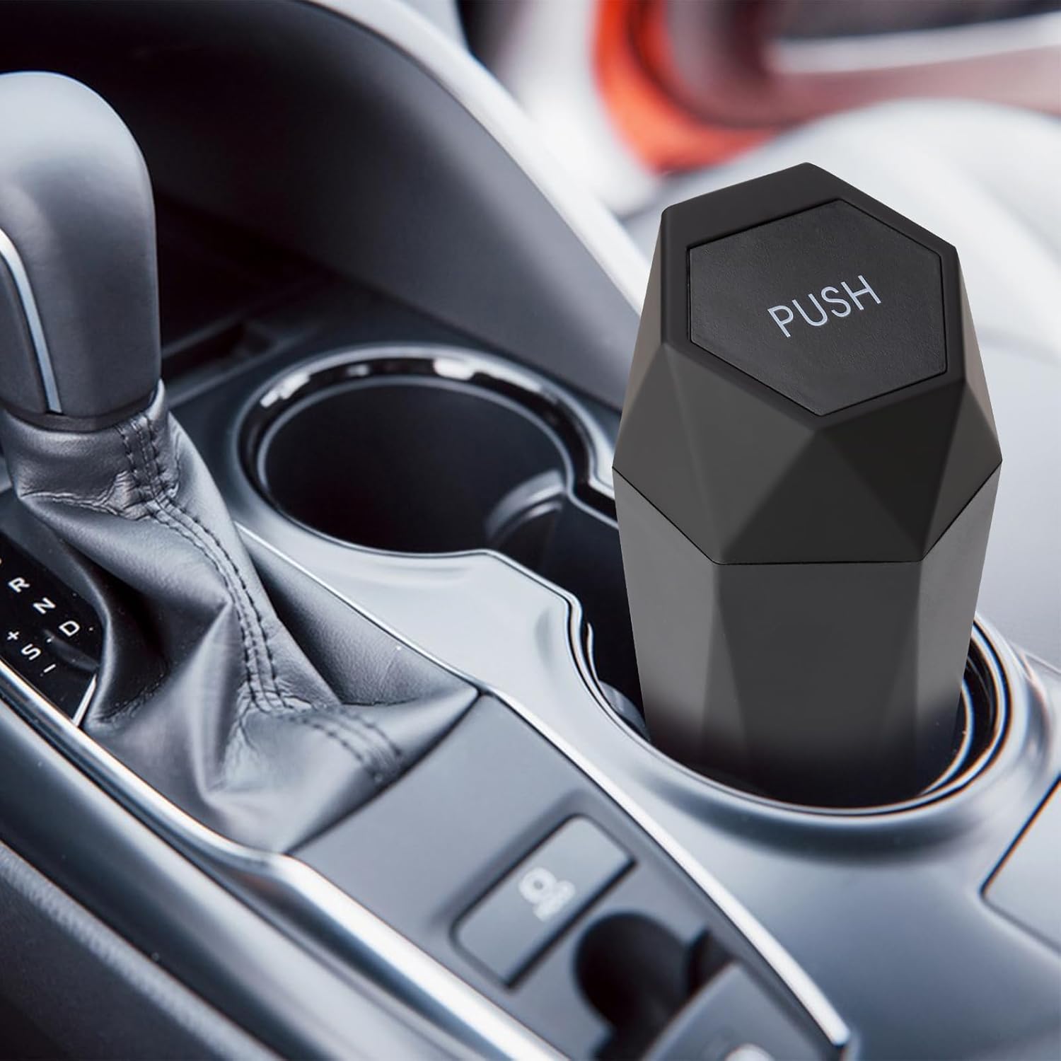Teen Dream Basurero para automóvil con tapa, a prueba de fugas, con ganchos para asiento de automóvil y bolsas de basura, organizadores multiusos