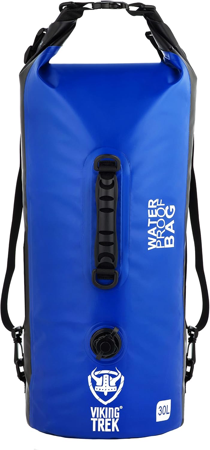 Bolsa seca impermeable – Saco seco con parte superior enrollable recortada – Compresión seca – Mantiene el equipo seguro y seco para camping,