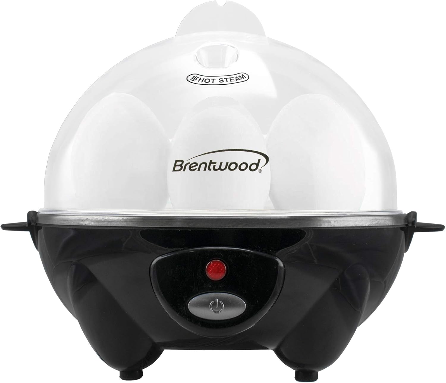 Brentwood TS-1045BK Appliances – Olla eléctrica para huevos con apagado automático (negro), talla única