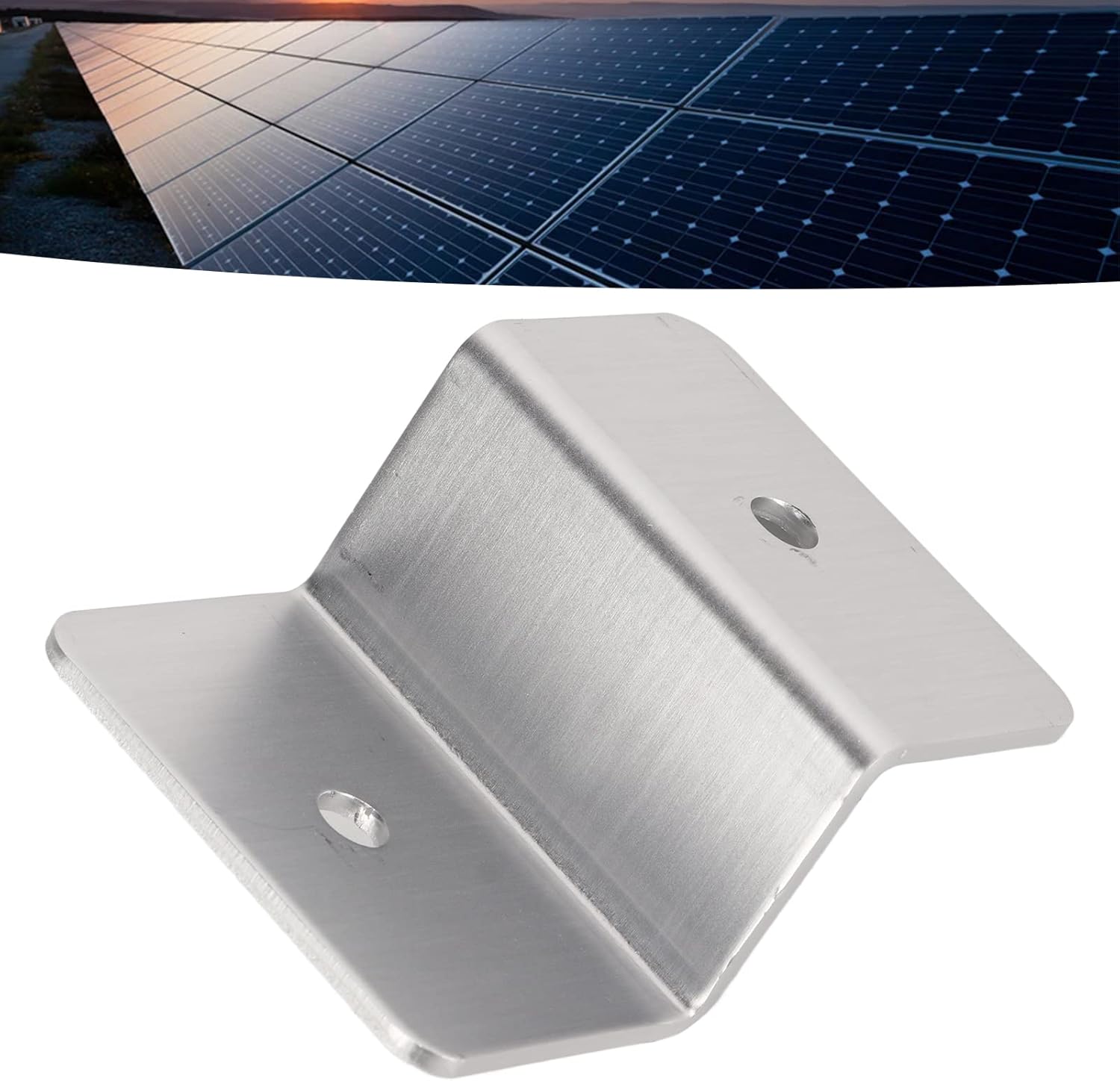 4 Sets Solar Panel Z Bracket, Aluminium Alloy Installation Accessory for Car RV Yacht Ship, Solar Panel Mounting Bracket for RV Solar Panel Mounting