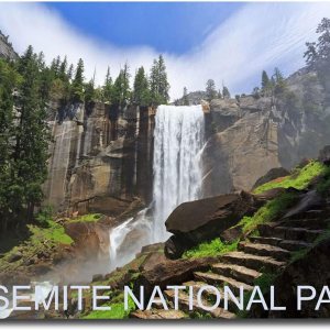 Yosemite National Park, California The Mist Trail Travel Refrigerator Magnet Tamaño 2.5″ x 3.5″ Yosemite National Park, California The Mist Trail Travel Refrigerator Magnet Tamaño 2.5″ x 3.5″