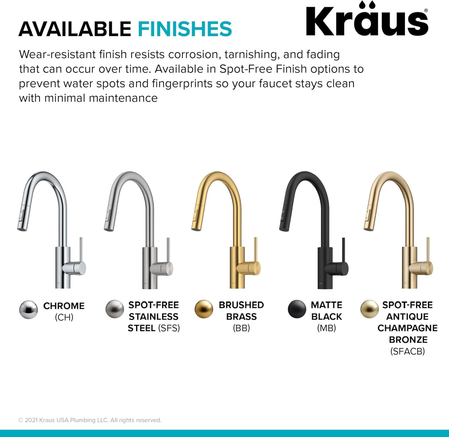 KRAUS Oletto – Grifo de cocina monomando extraíble con instalación de montaje superior QuickDock, en negro mate, KPF-2620MB