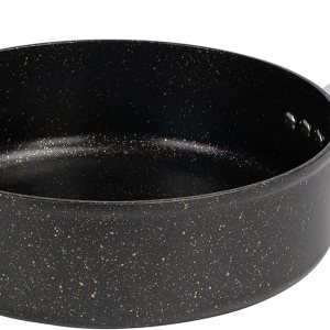 La sartén de piedra todo en uno de Ozeri  100% APEO, GenX, PFBS, PFOS, PFOA, NMP y revestimiento de fabricación alemana sin NEP La sartén de piedra todo en uno de Ozeri  100% APEO, GenX, PFBS, PFOS, PFOA, NMP y revestimiento de fabricación alemana sin NEP