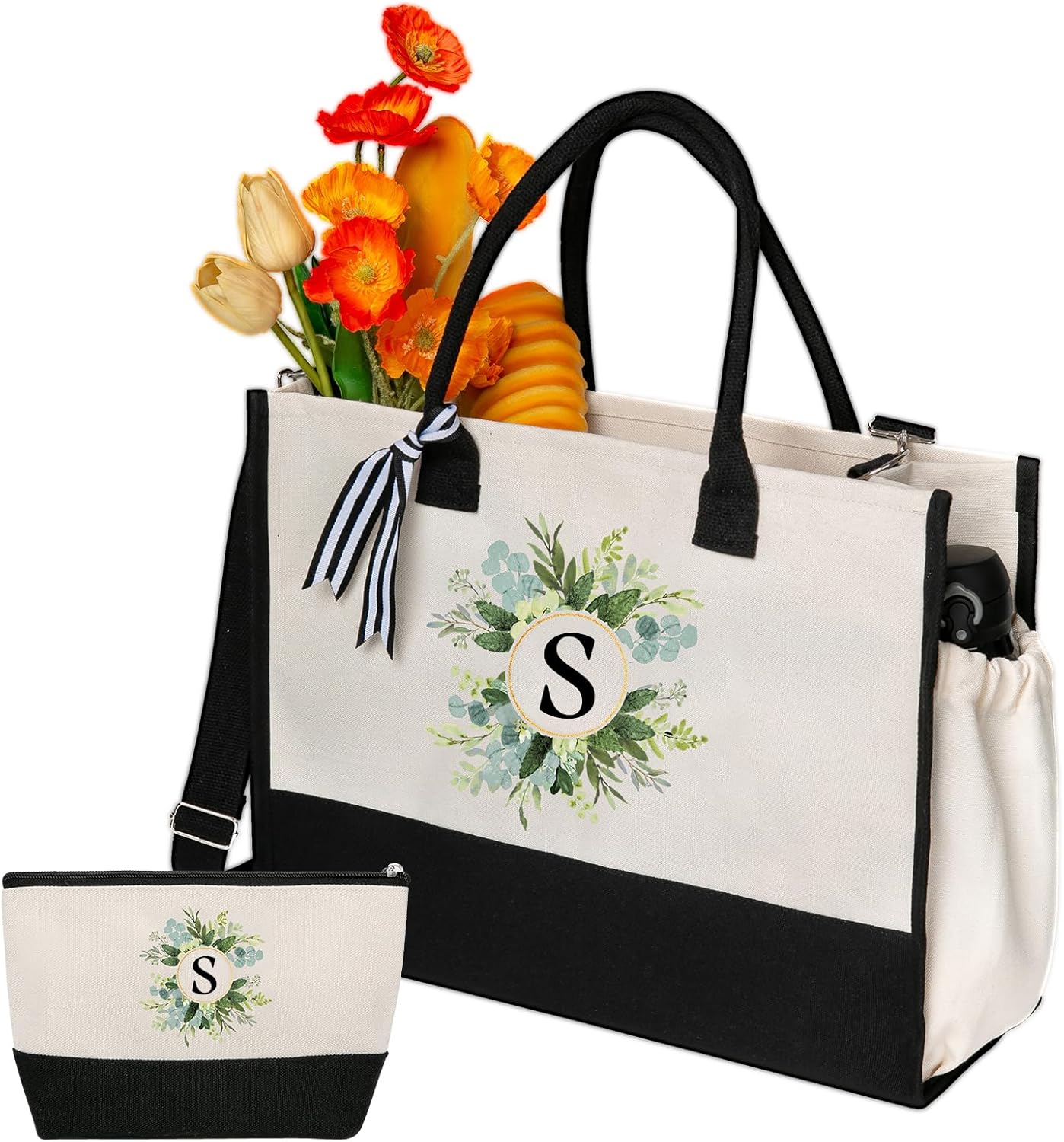 Bolsos personalizados para mujer, bolsa de mano para la playa de novia con cremallera, iniciales personalizadas, regalos de cumpleaños con monograma