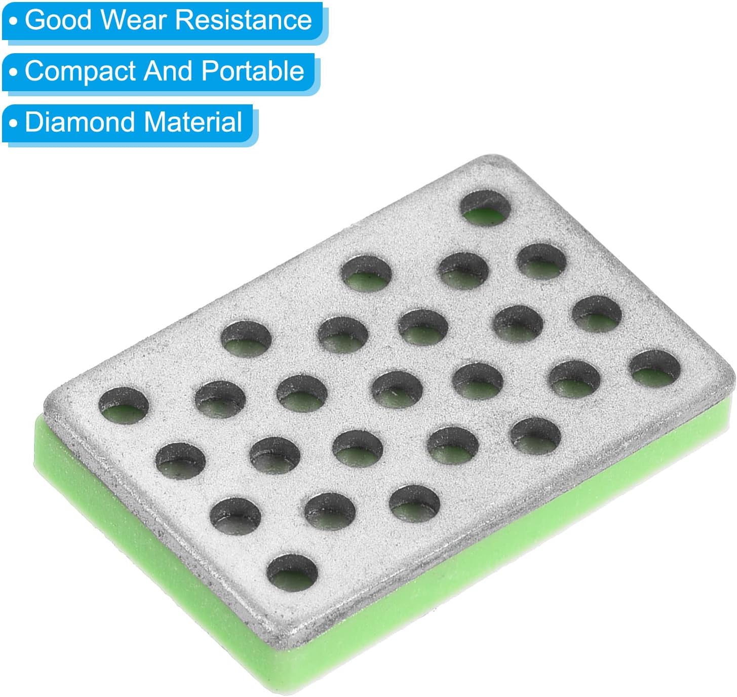 PATIKIL Piedra de diamante extragruesafinaextrafina de 1.2 x 0.8 pulgadas, para esquí, snowboard, paquete de 3 afiladores de bordes de esquí, limas