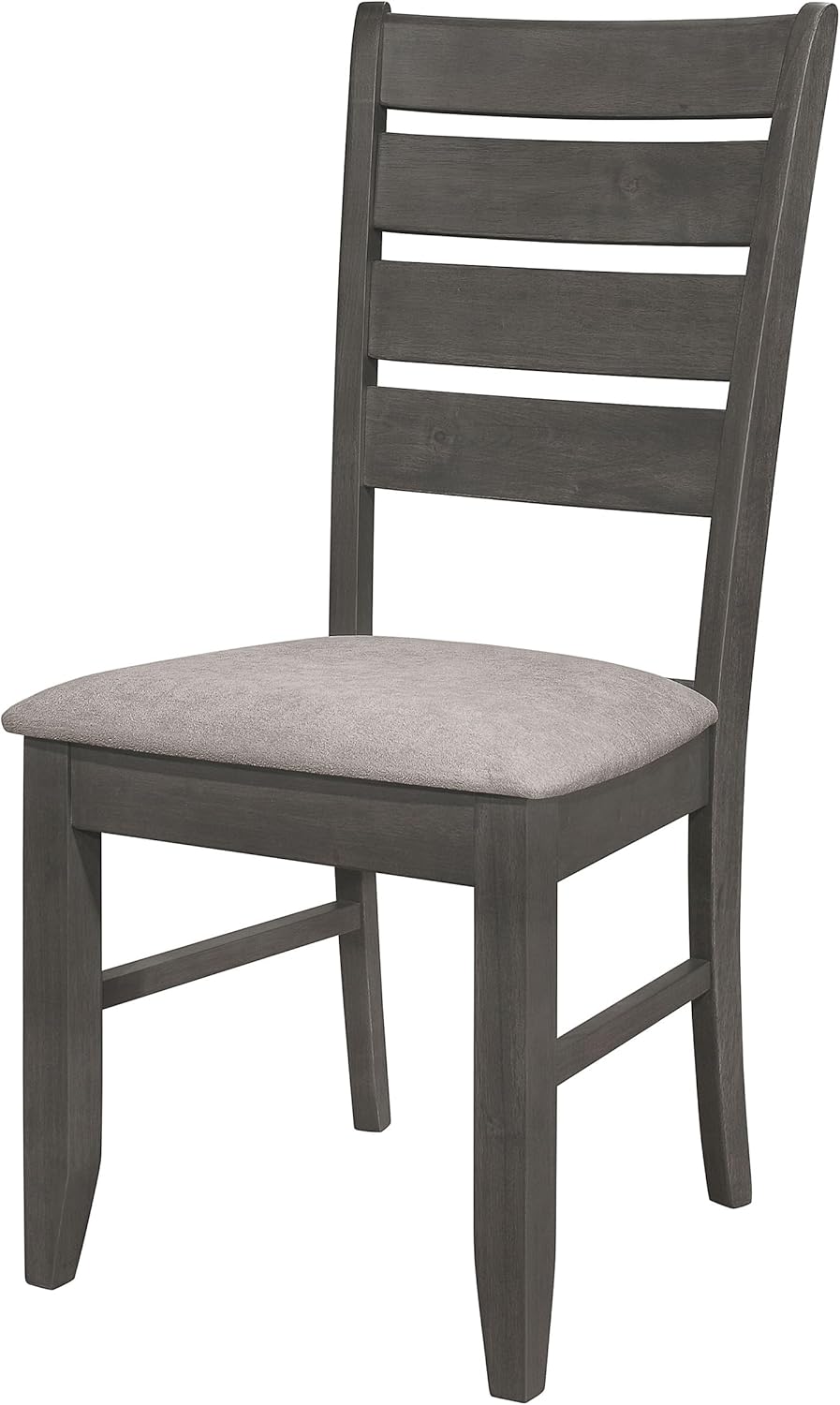 Coaster Home Furnishings Dalila – Silla auxiliar (2 unidades), color gris y gris oscuro