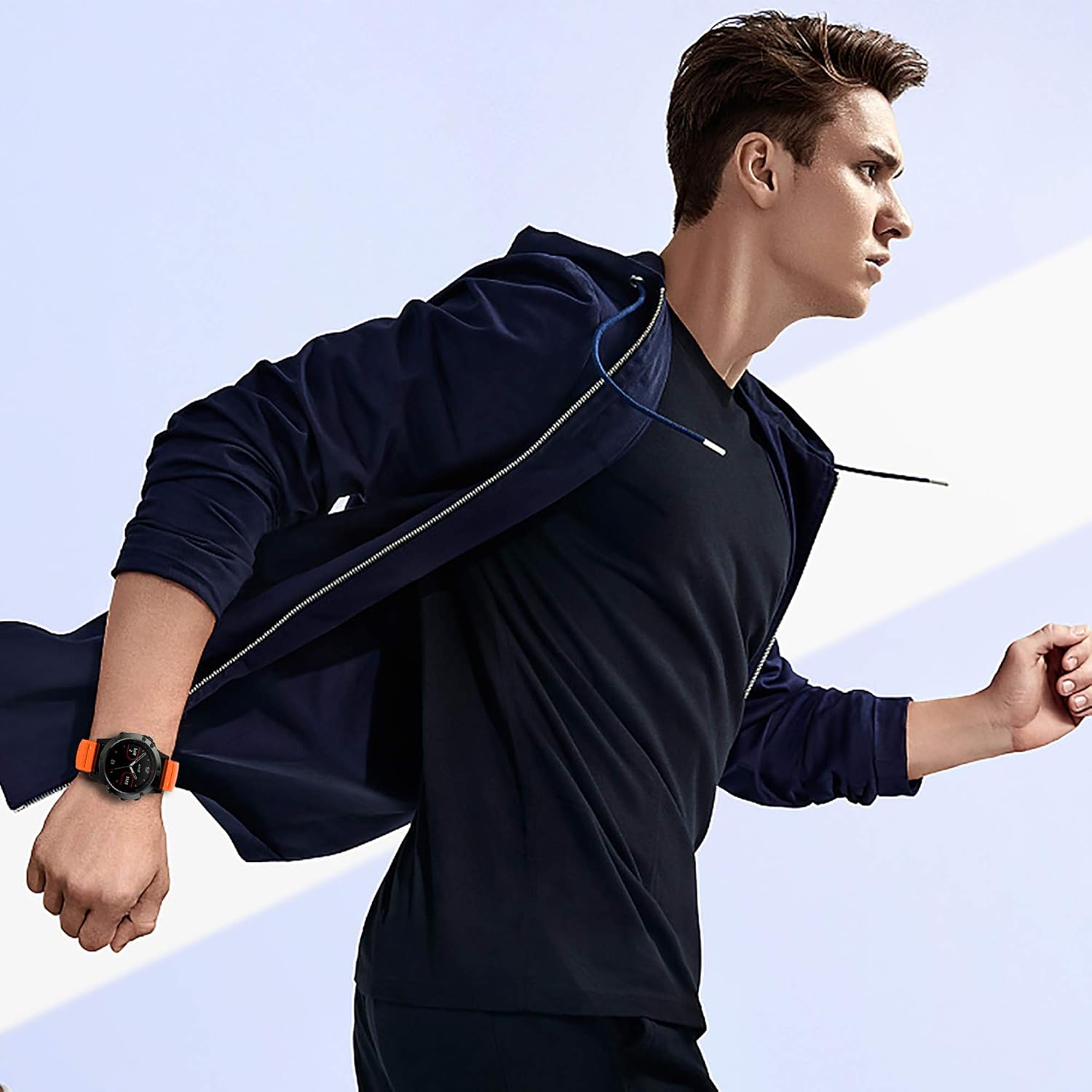Correas compatibles con Garmin Fenix 5 Watch Correa de silicona de repuesto para Fenix 7Fenix 6Fenix 6 ProFenix 5Fenix 5 PlusForerunner