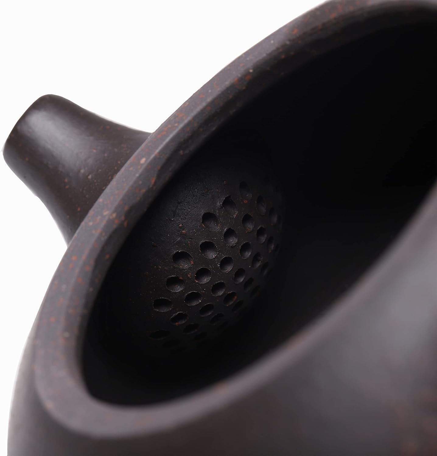 SILINE Zisha – Juego de tetera pequeña de arcilla china Yixing de 6.2 onzas con 2 tazas, cafetera de té Kong Fu para principiantes