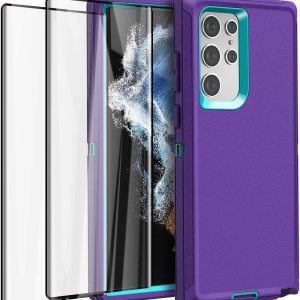 AICase for Galaxy S22 Ultra Case with Screen Protector,Heavy Duty Drop Protection Full Body Rugged ShockproofDust Proof Military Protective Tough AICase for Galaxy S22 Ultra Case with Screen Protector,Heavy Duty Drop Protection Full Body Rugged ShockproofDust Proof Military Protective Tough