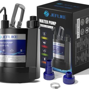 JEFLIKE Bomba de agua de 14 HP 1980 GPH Bomba de sumidero Bomba de sumidero Mango giratorio termoplástico sumergible para bañera de hidromasaje, JEFLIKE Bomba de agua de 14 HP 1980 GPH Bomba de sumidero Bomba de sumidero Mango giratorio termoplástico sumergible para bañera de hidromasaje,