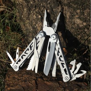 Ox – Herramienta multiherramienta 14 en 1, acero inoxidable resistente con alicates, cuchillo de bolsillo, abrebotellas, destornillador con funda de Ox – Herramienta multiherramienta 14 en 1, acero inoxidable resistente con alicates, cuchillo de bolsillo, abrebotellas, destornillador con funda de