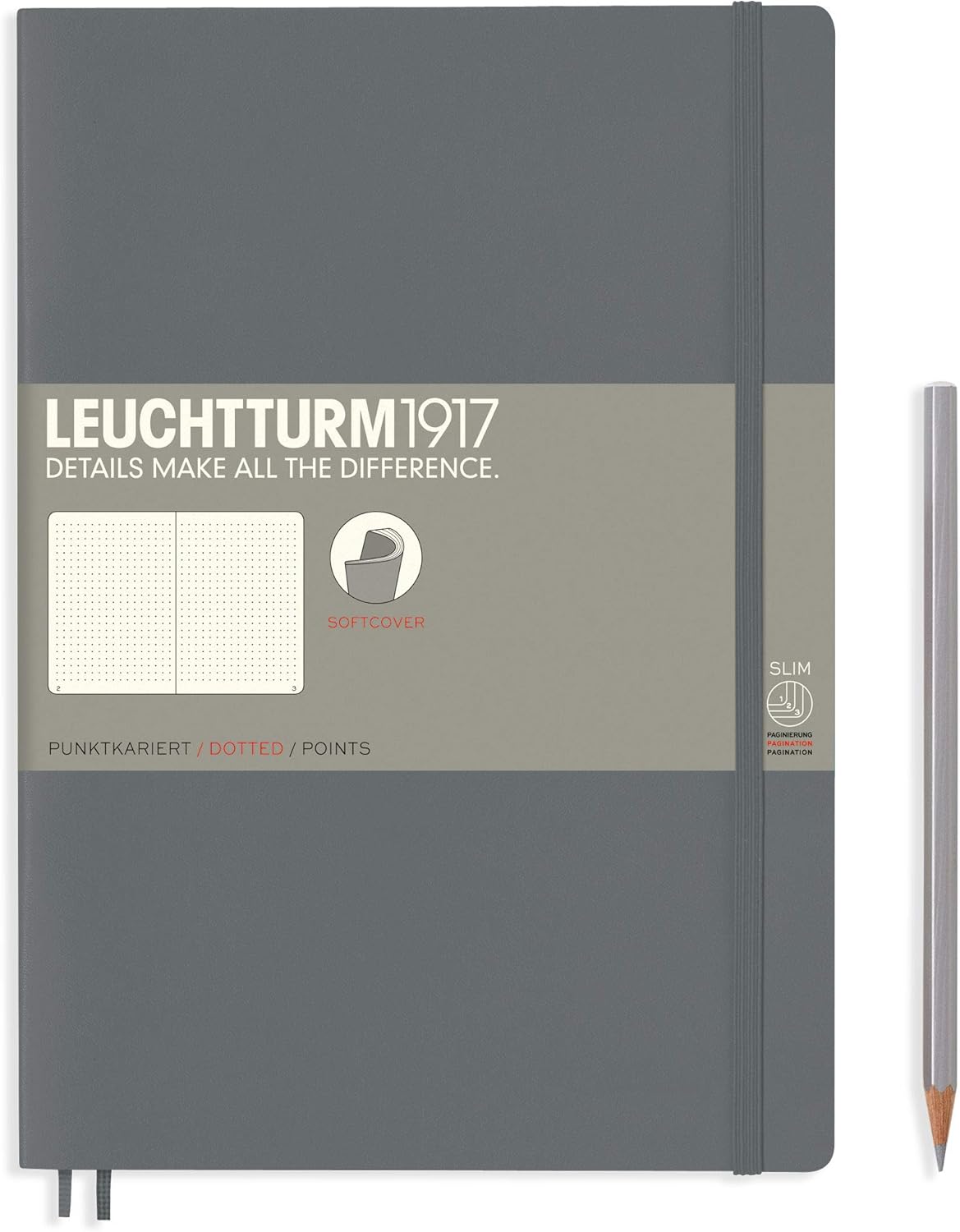 Leuchtturm – Cubierta forrada para ejército, Antracita
