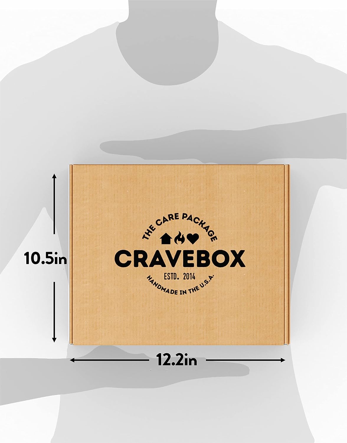 CRAVEBOX Paquete de cuidado de caja de aperitivos veganos, regalo para hombres, mujeres, niños, niñas, estudiantes